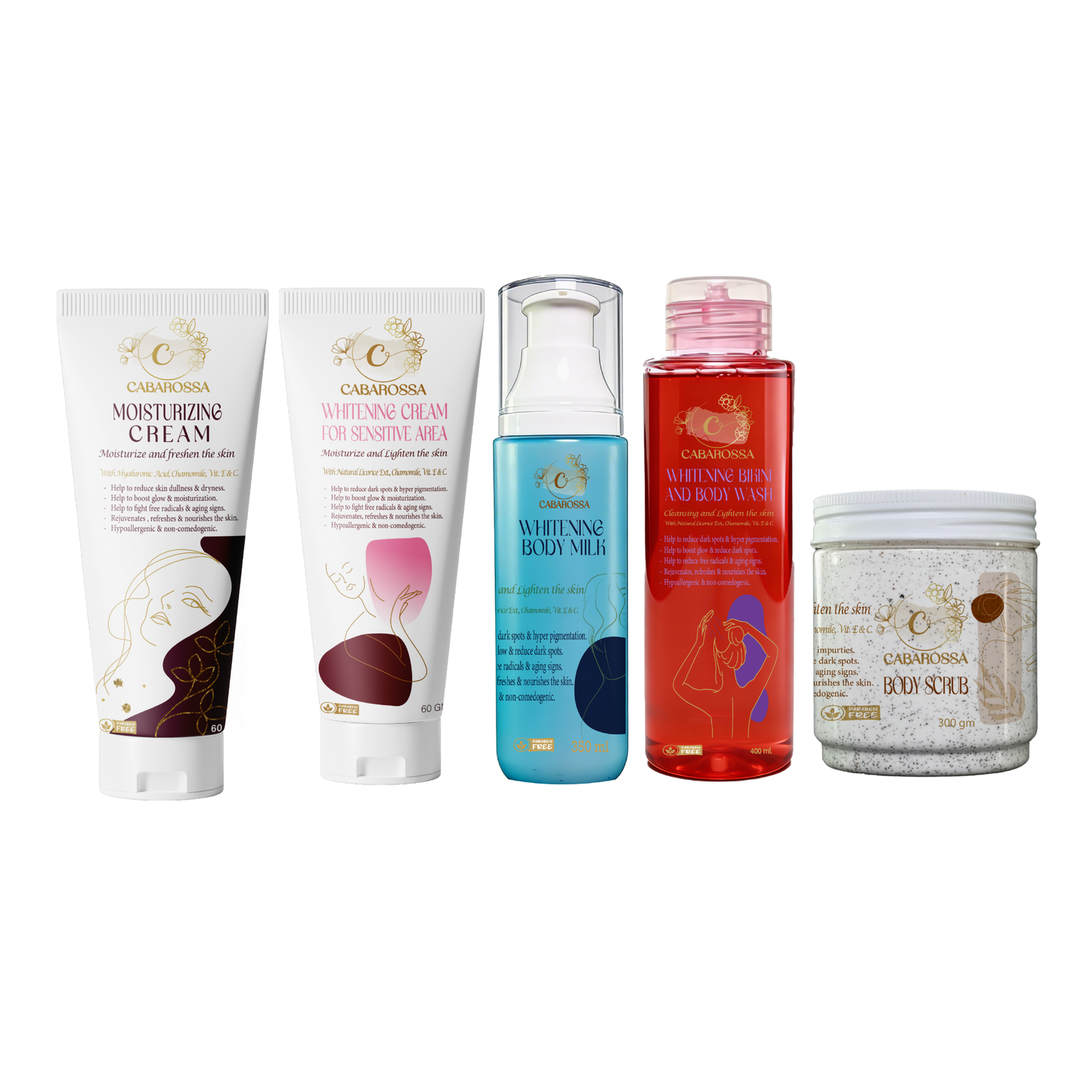 مجموعة العناية بالجسم Cabarossa Body Care Routine